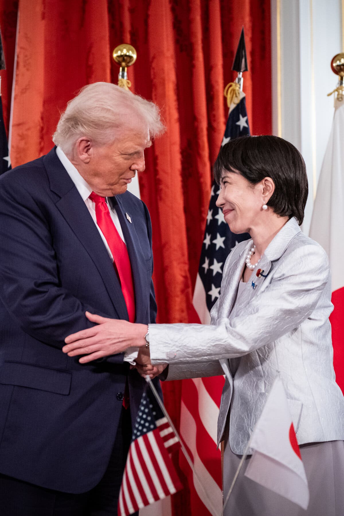 Trump and Japan’s New Prime Minister Trade Compliments